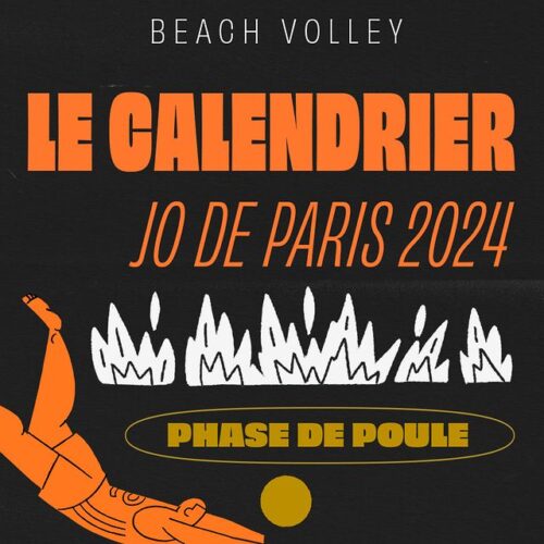 Calendrier Beach Volley JO 2024