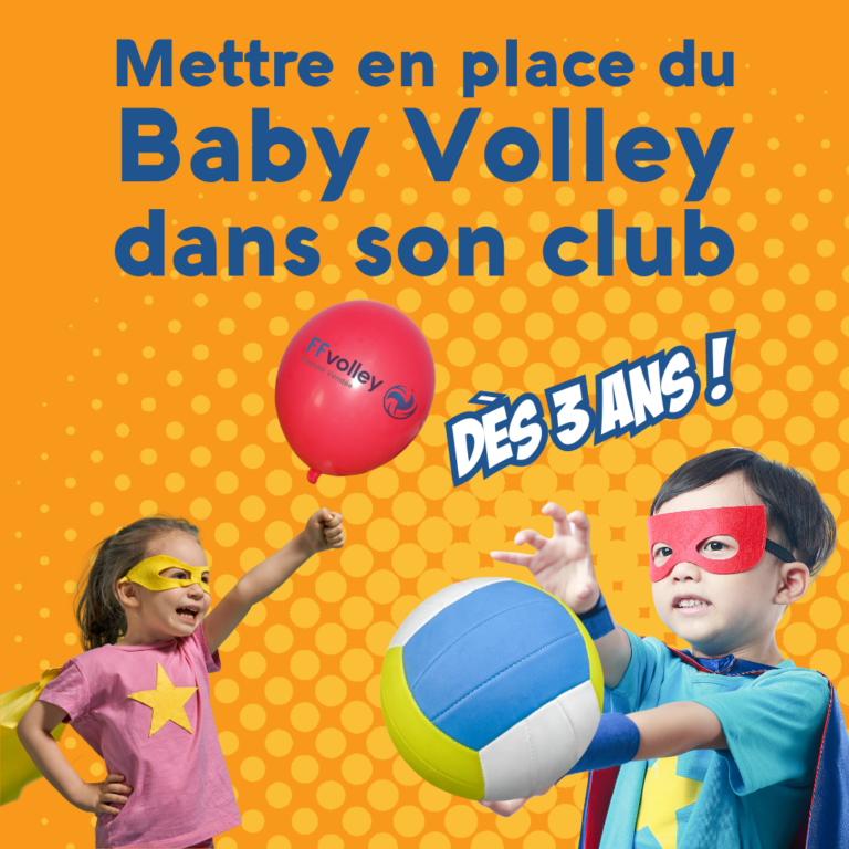 Mettre en place du Baby-Volley dans son club Comité Volley 85