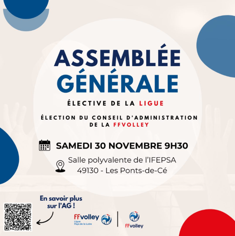 Retour sur l'assemblée générales élective de ligue de volley des pays de la loire