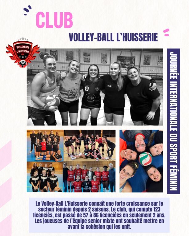 La croissance de la filière volley féminine l huisserie