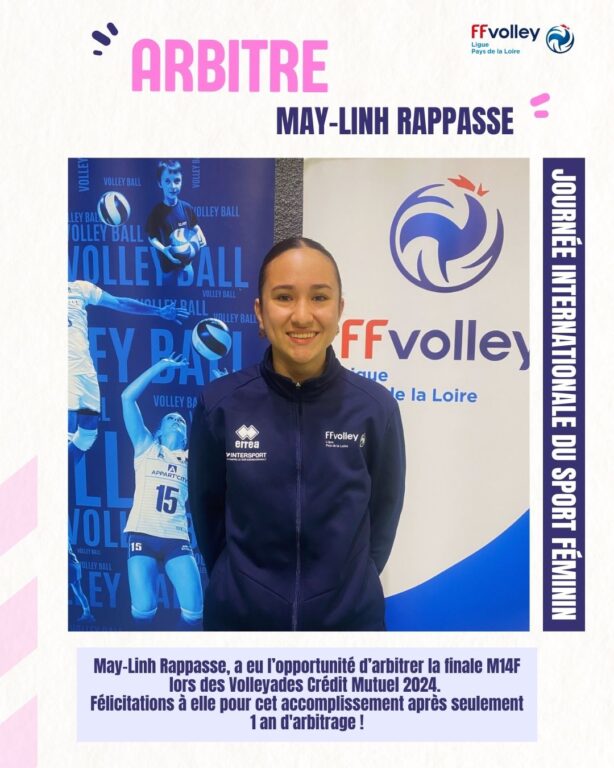 May-Linh arbitre Volley féminin