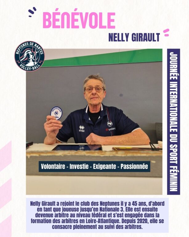 Nelly arbitre femme volley