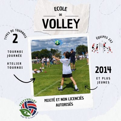 festyvolley 2025 infographie écoles de volley